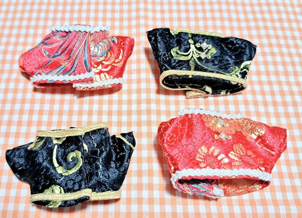 10cm～12cmぬい服　チャイナ