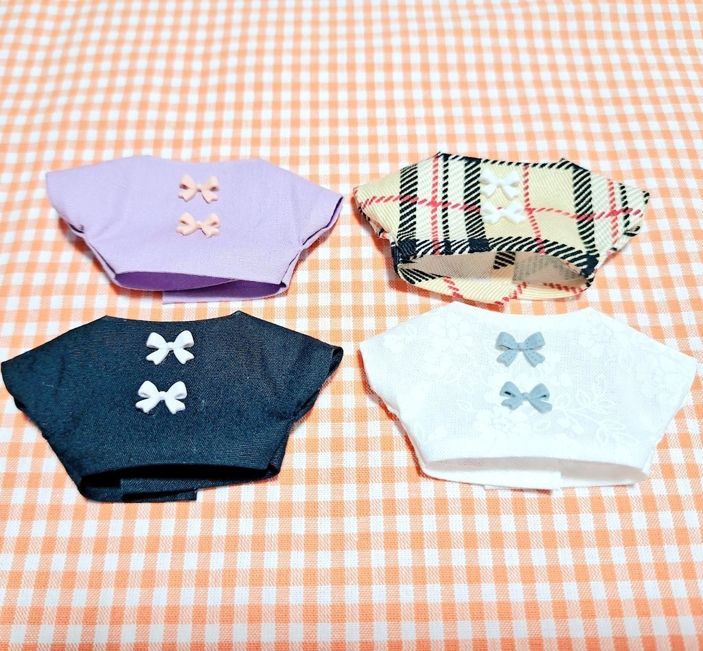 10cm～12cmぬい服　リボン