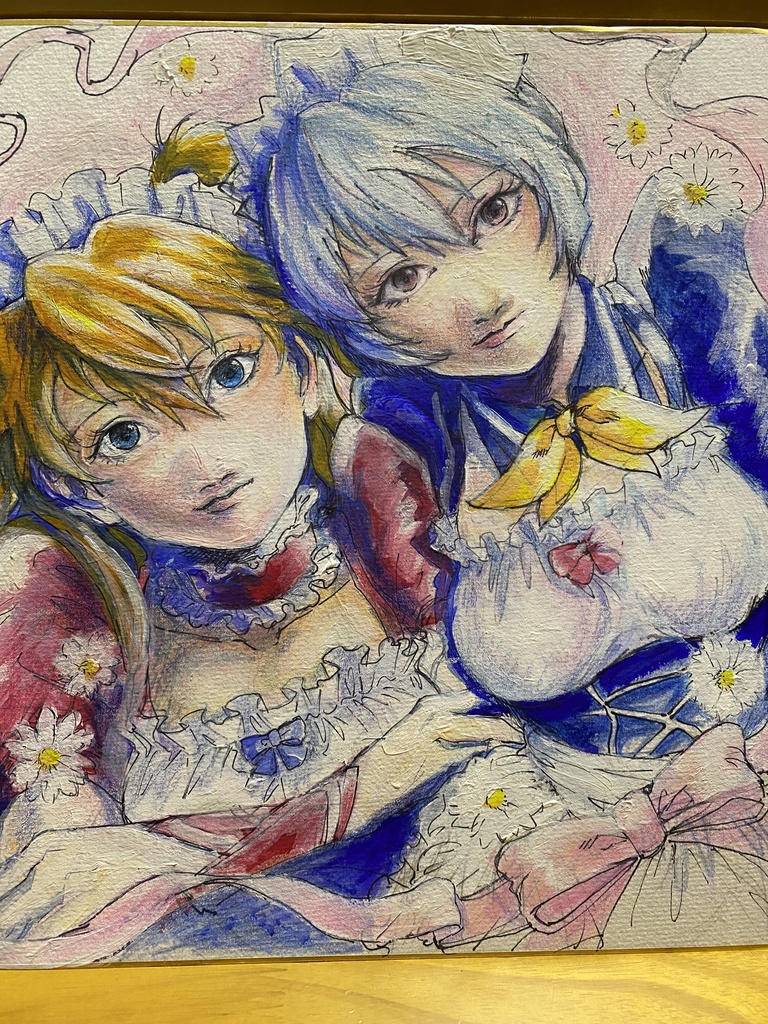 綾波アスカメイド（色紙アナログ）