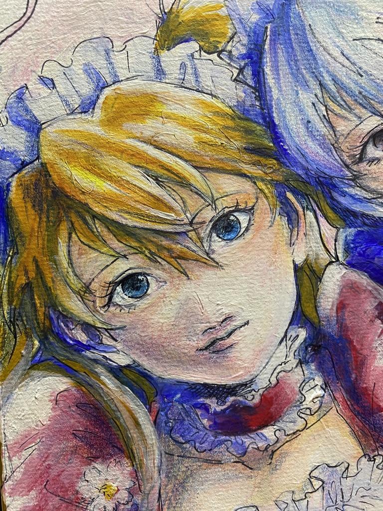 綾波アスカメイド(色紙アナログ)