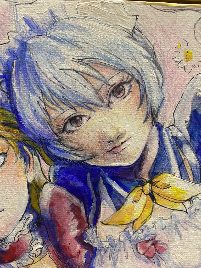 綾波アスカメイド(色紙アナログ)