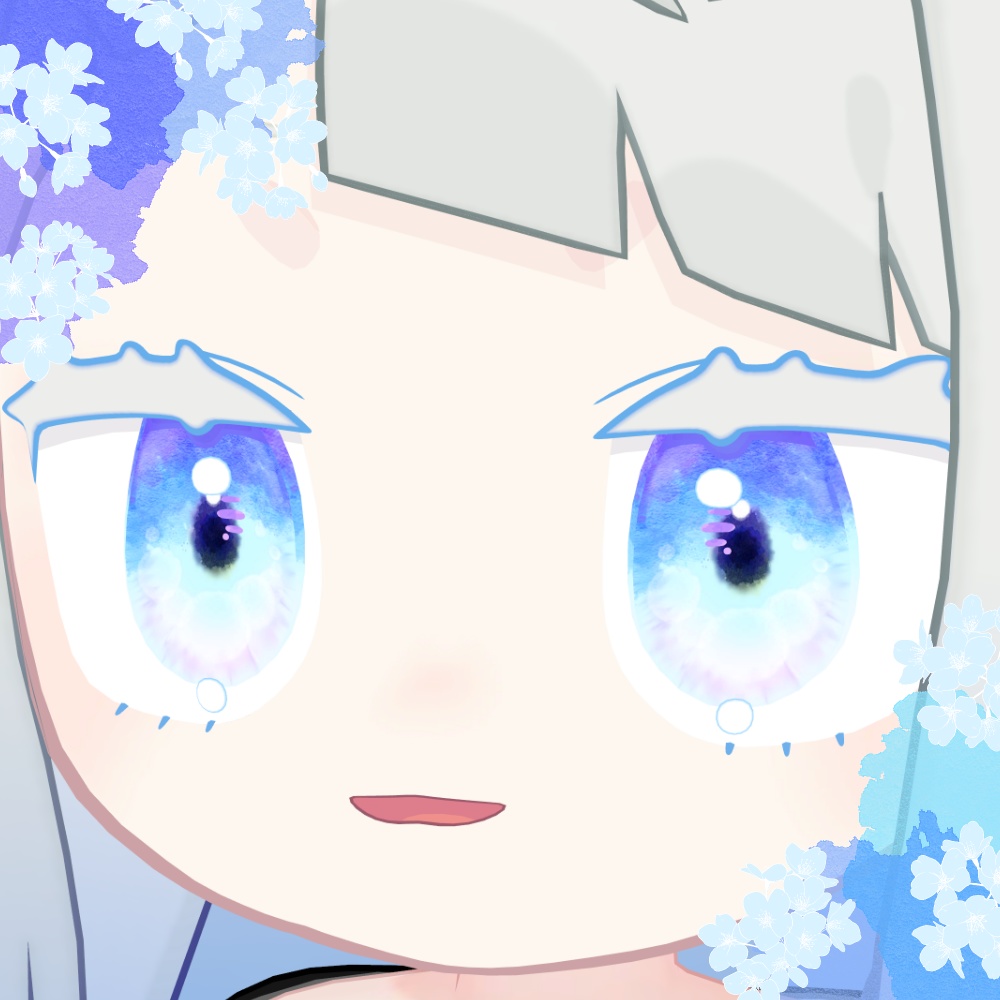 【無料/Free】みみのこのふんわり水彩アイテクスチャ