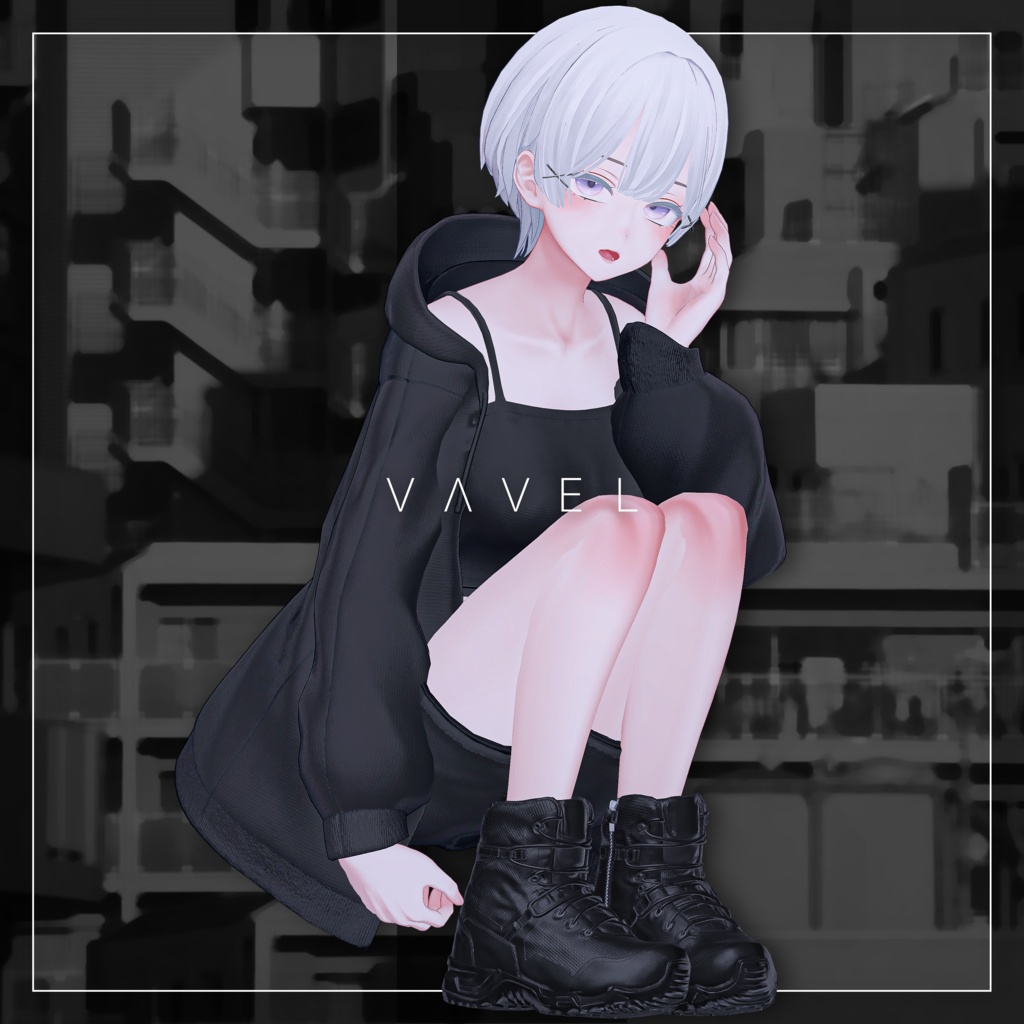 【20アバター対応】Tactical Boots【VRChat】