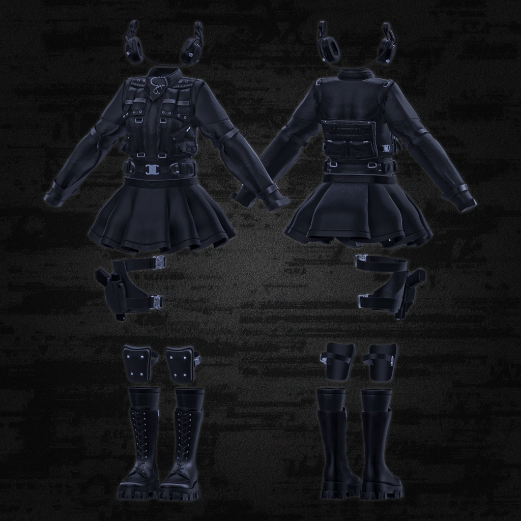 【14アバター対応】HAZARD SIGNAL【VRChat】