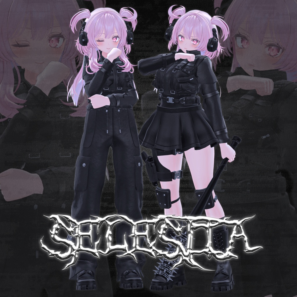 【14アバター対応】HAZARD SIGNAL【VRChat】