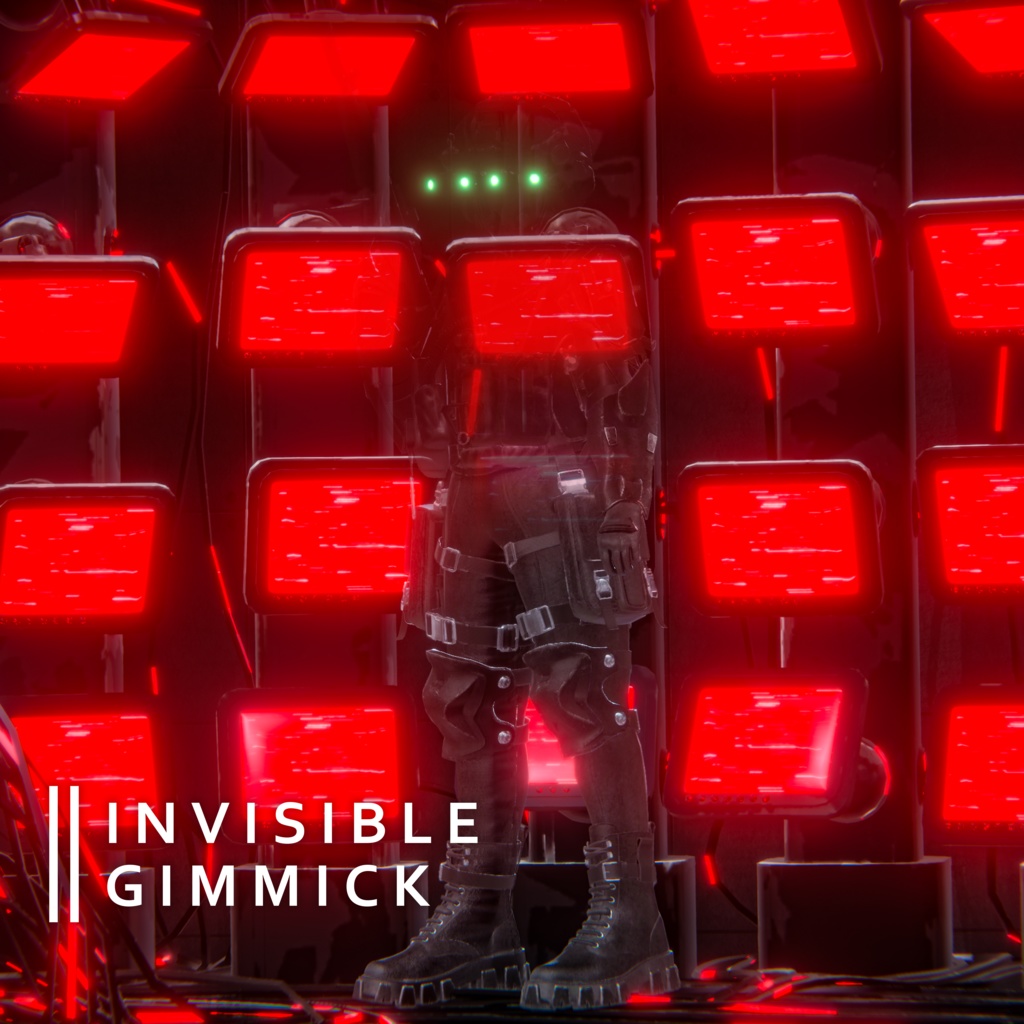 【15アバター対応】『PHANTOM OPERATION』ギミック付きタクティカル衣装【VRChat】