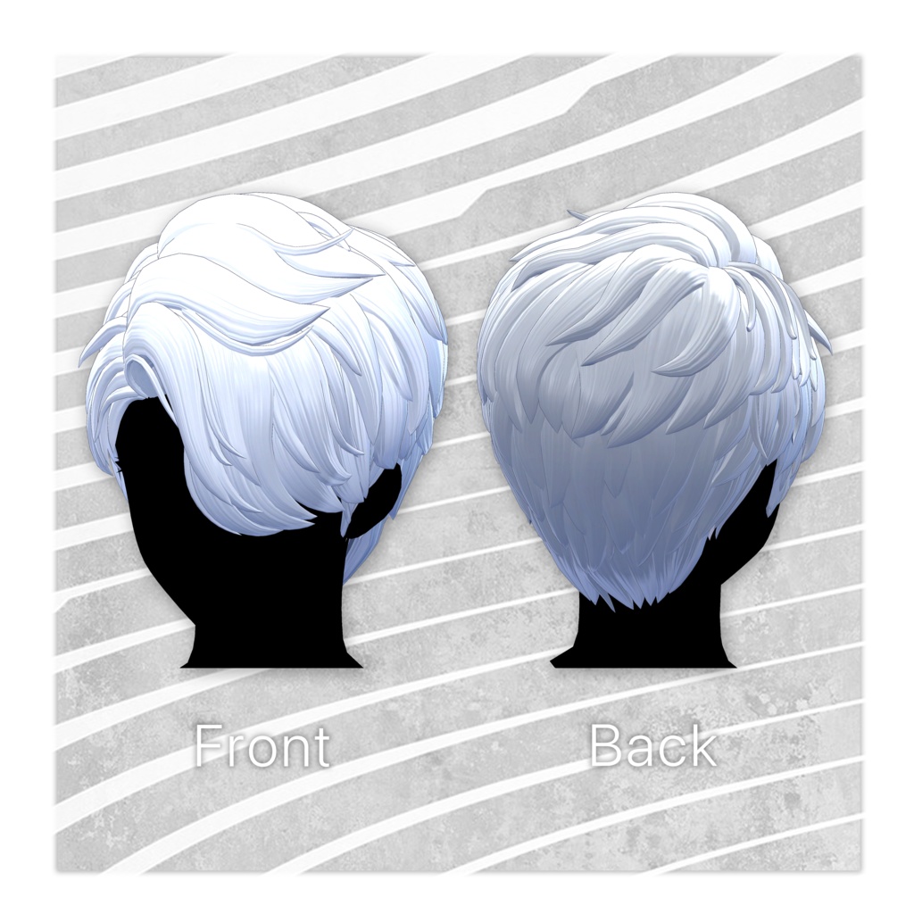 【VRC想定】ONE Side Hair【VRChat】