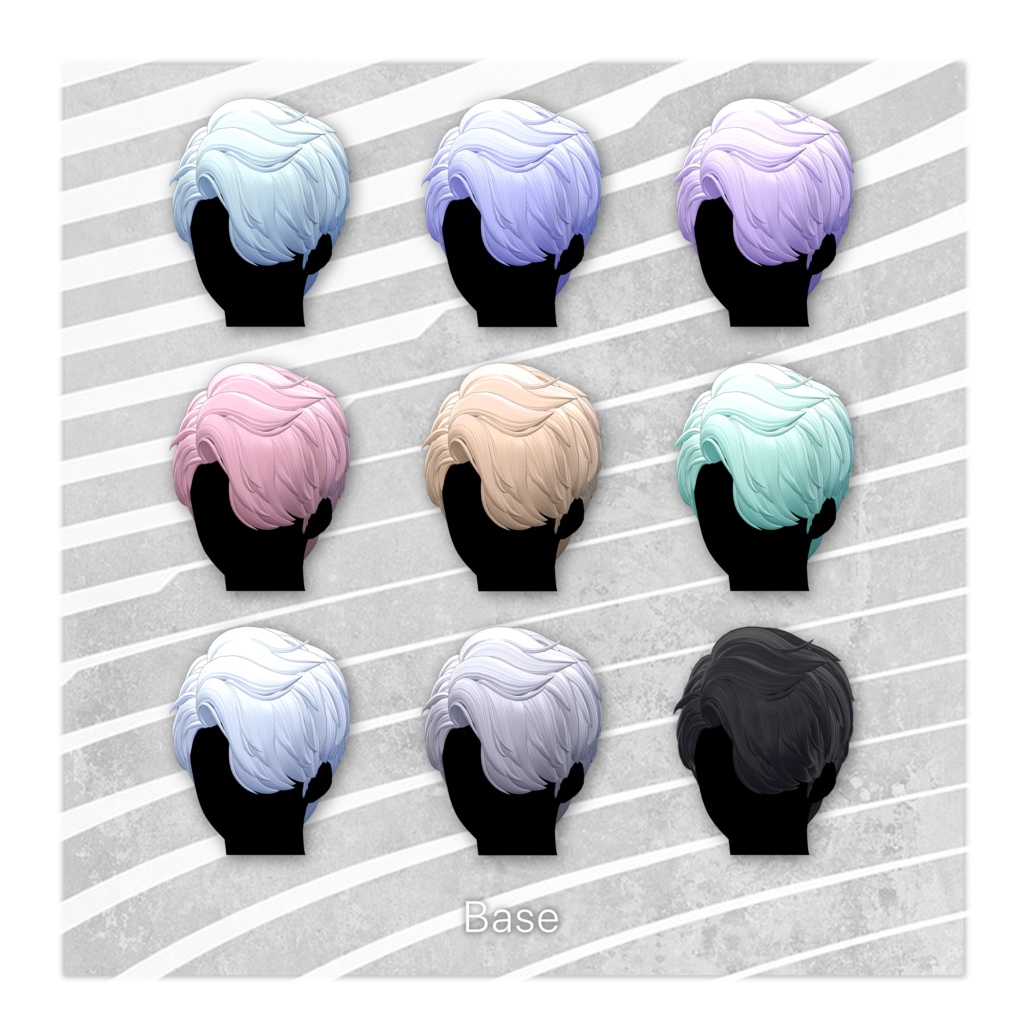 【VRC想定】ONE Side Hair【VRChat】