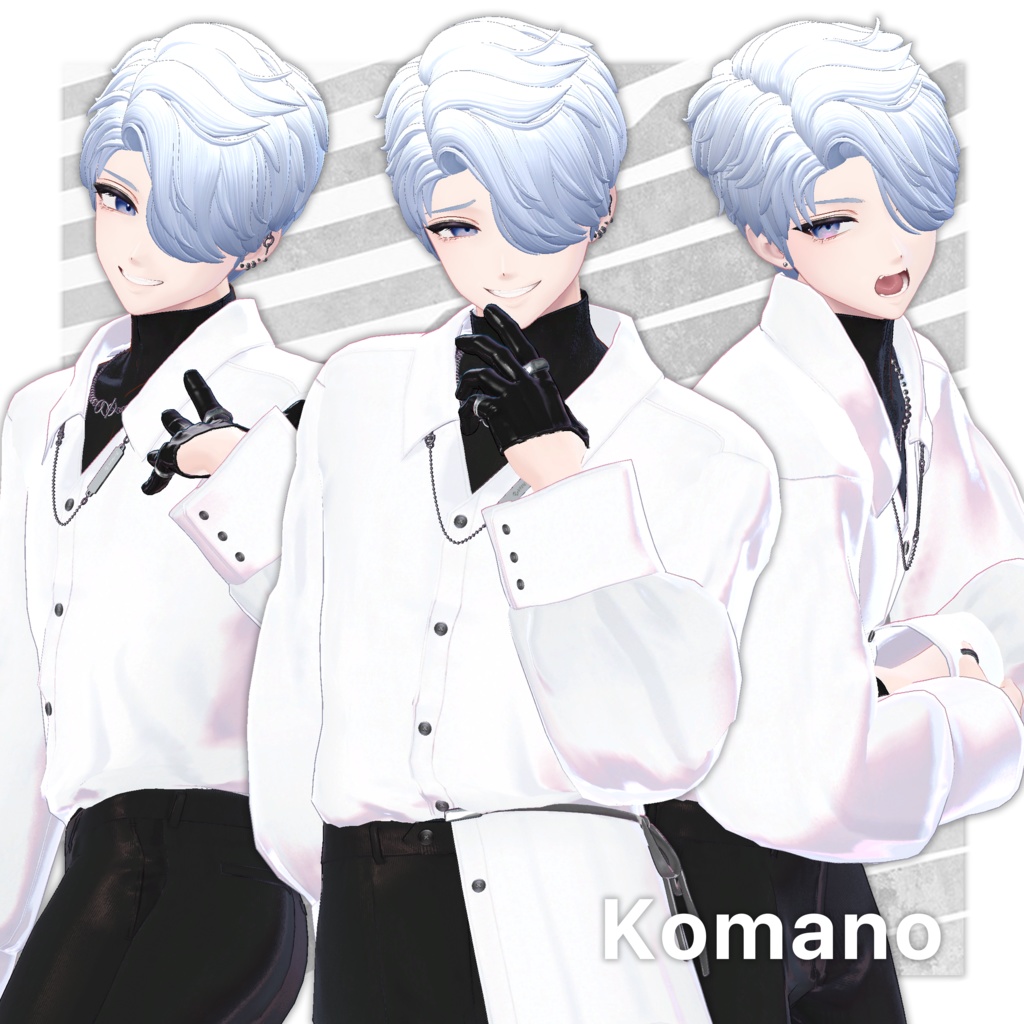 【VRC想定】ONE Side Hair【VRChat】