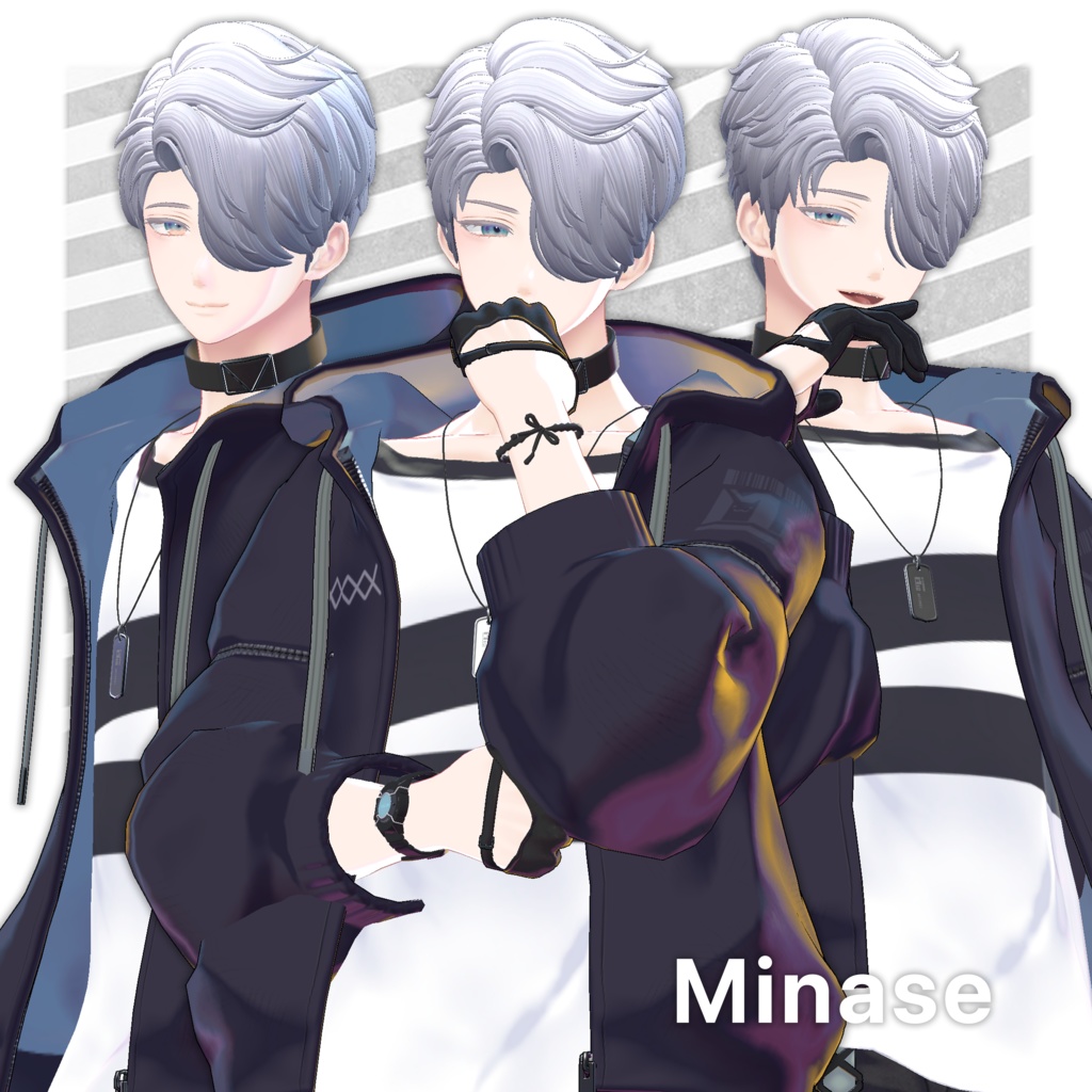 【VRC想定】ONE Side Hair【VRChat】