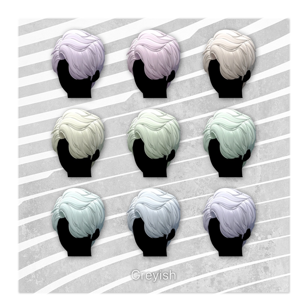 【VRC想定】ONE Side Hair【VRChat】