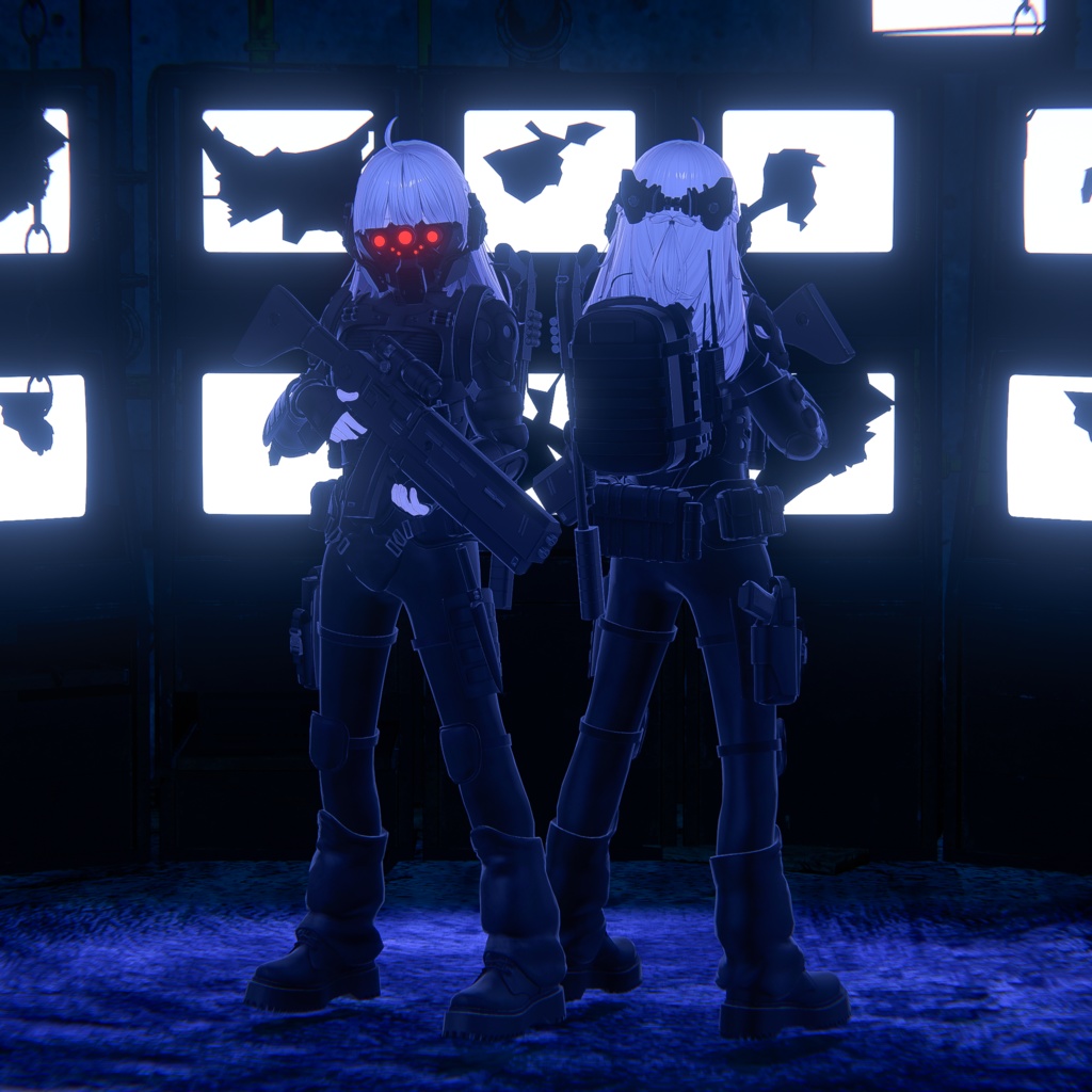 【18アバター対応】『BLACK VANGUARD』早期購入特典あり【VRChat】