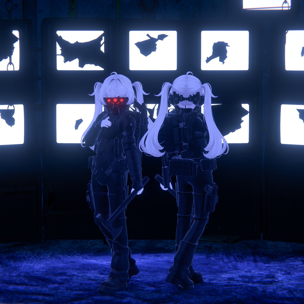 【18アバター対応】『BLACK VANGUARD』早期購入特典あり【VRChat】