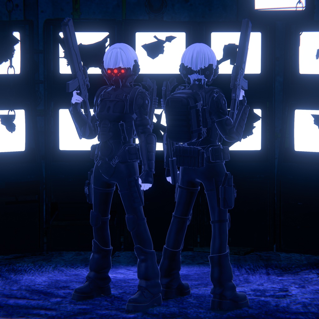 【18アバター対応】『BLACK VANGUARD』早期購入特典あり【VRChat】