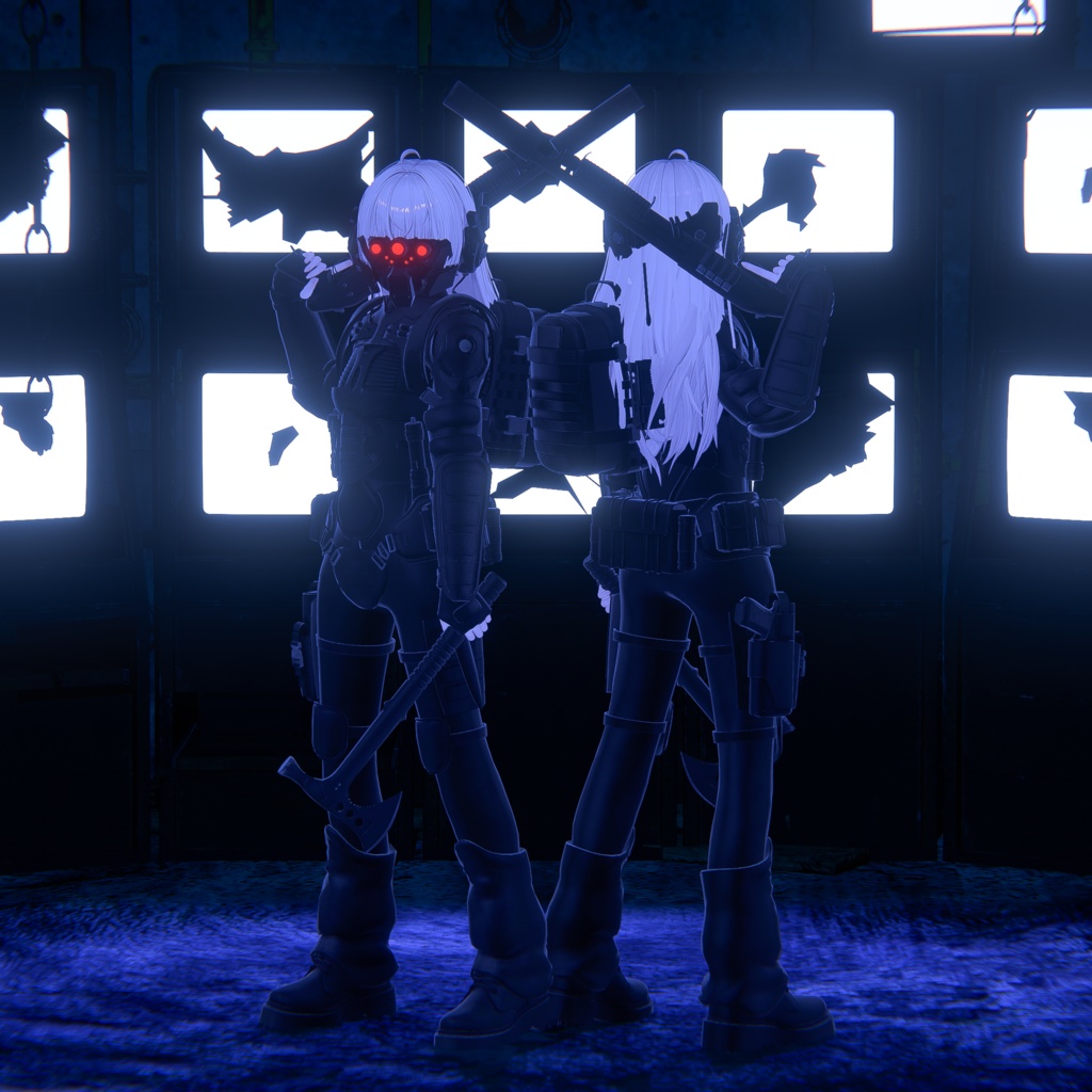 【18アバター対応】『BLACK VANGUARD』早期購入特典あり【VRChat】