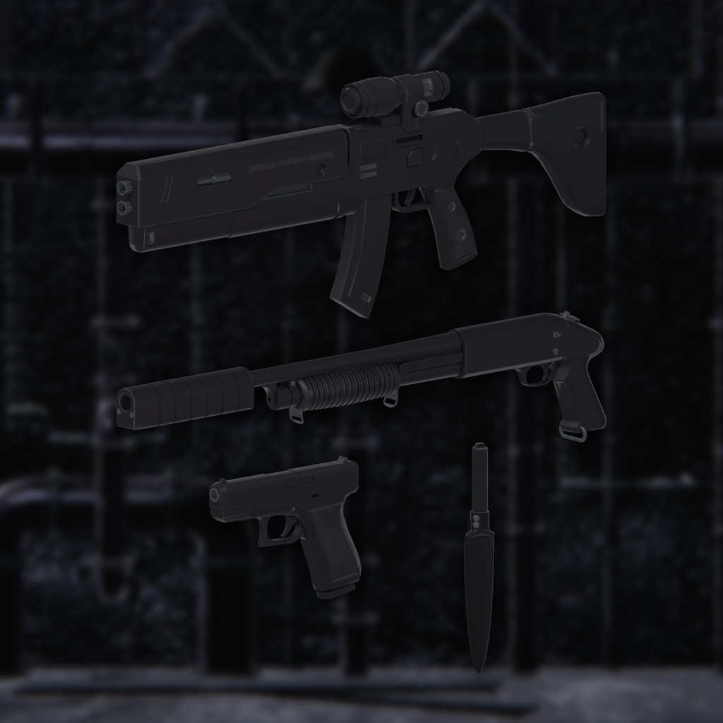 【18アバター対応】『BLACK VANGUARD』早期購入特典あり【VRChat】