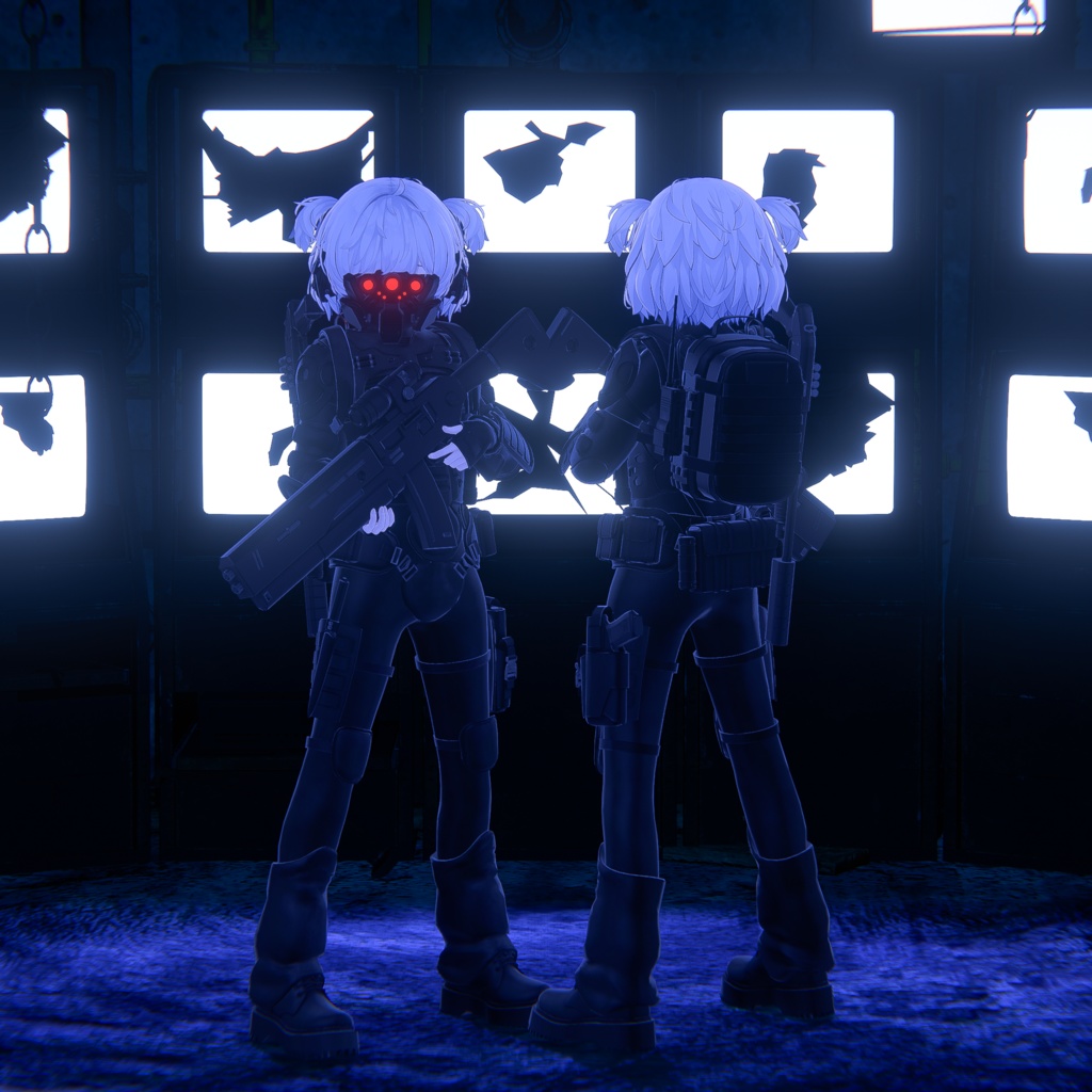 【18アバター対応】『BLACK VANGUARD』早期購入特典あり【VRChat】