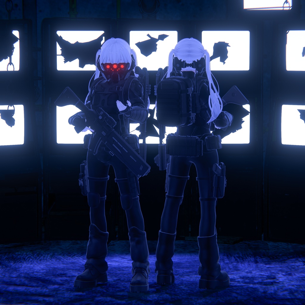 【18アバター対応】『BLACK VANGUARD』早期購入特典あり【VRChat】