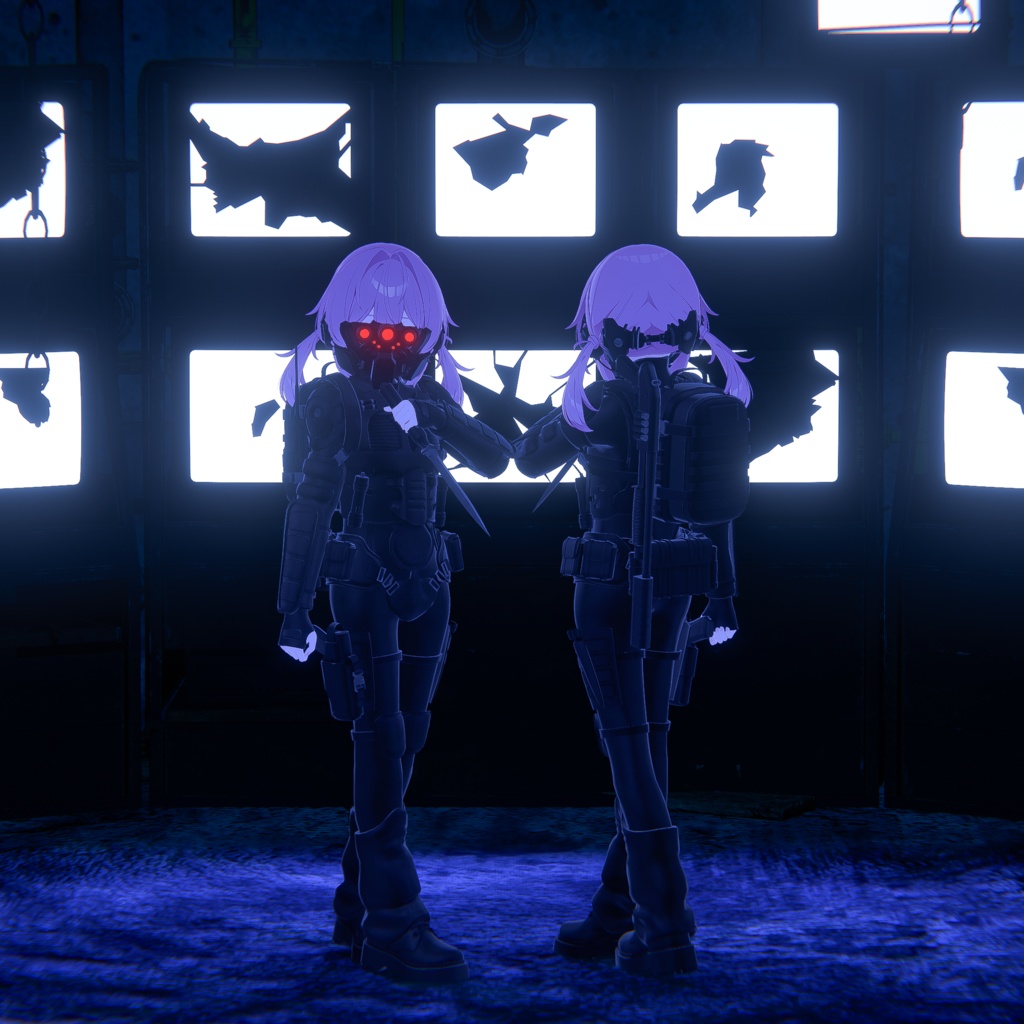 【18アバター対応】『BLACK VANGUARD』早期購入特典あり【VRChat】