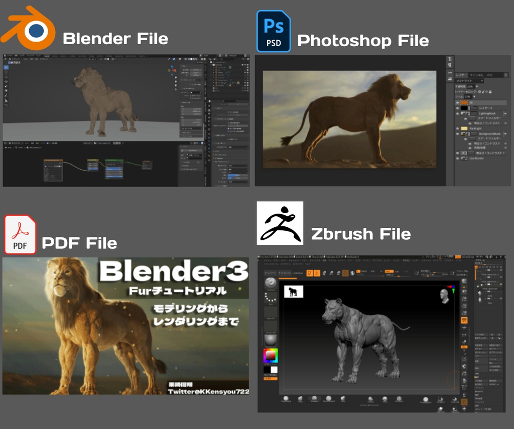ライオンモデル 解説付き
