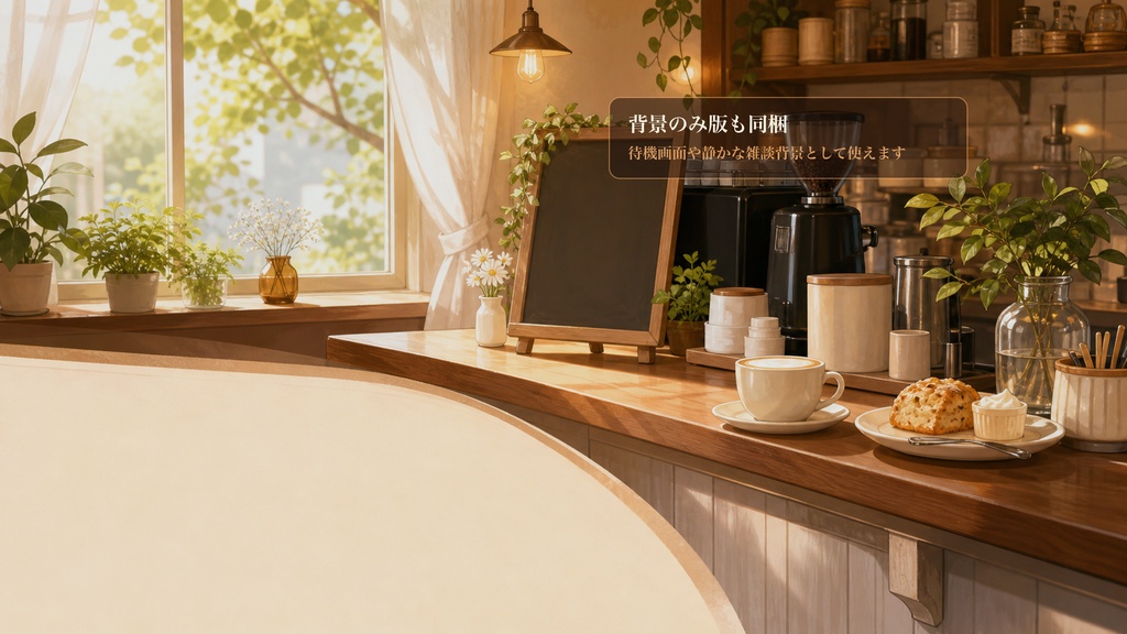 初見歓迎カフェカウンターコメントオーバーレイ|OBS・わんコメ対応テンプレート