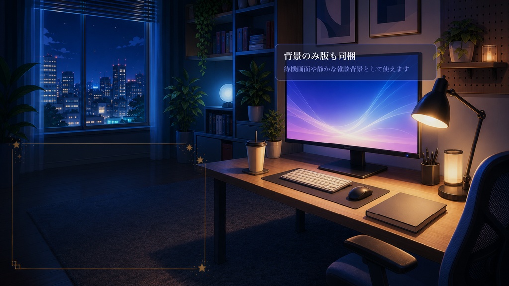 アニメ夜更かしデスク同時視聴コメントオーバーレイ|OBS・わんコメ対応テンプレート