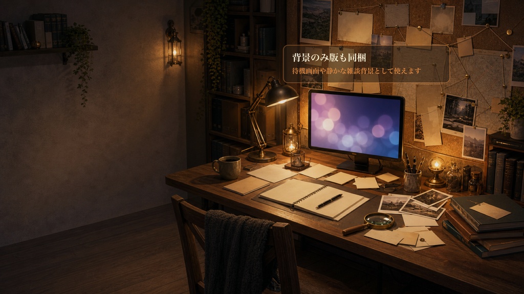 ミステリー考察同時視聴ルームコメントオーバーレイ|OBS・わんコメ対応テンプレート