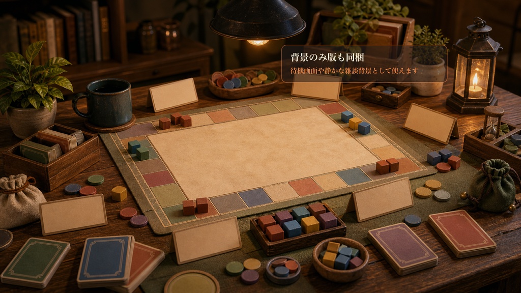 ボードゲーム参加型テーブルコメントオーバーレイ|OBS・わんコメ対応テンプレート