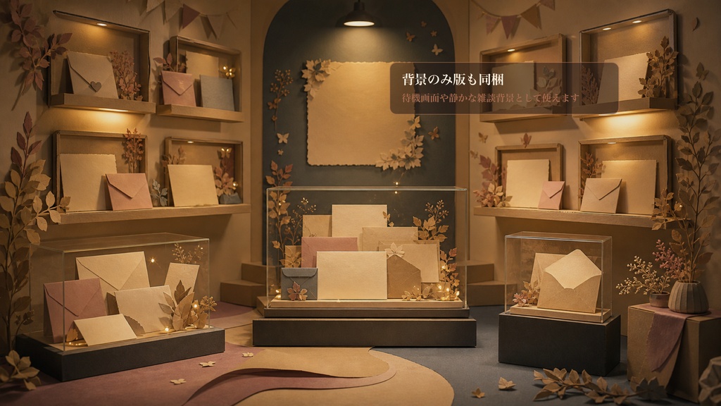 ファンレター展示室コメントオーバーレイ|OBS・わんコメ対応テンプレート