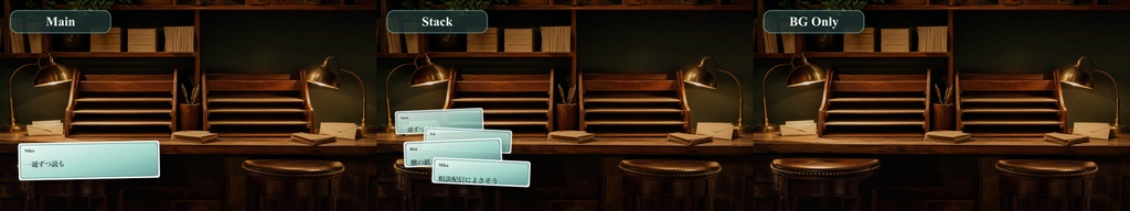 ふたりお便り仕分け棚コメントオーバーレイ|OBS・わんコメ対応テンプレート