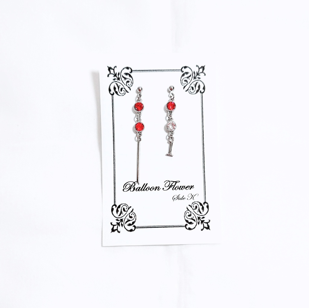 BUSTER BROS!!! スワロフスキーナンバーピアス / イヤリング