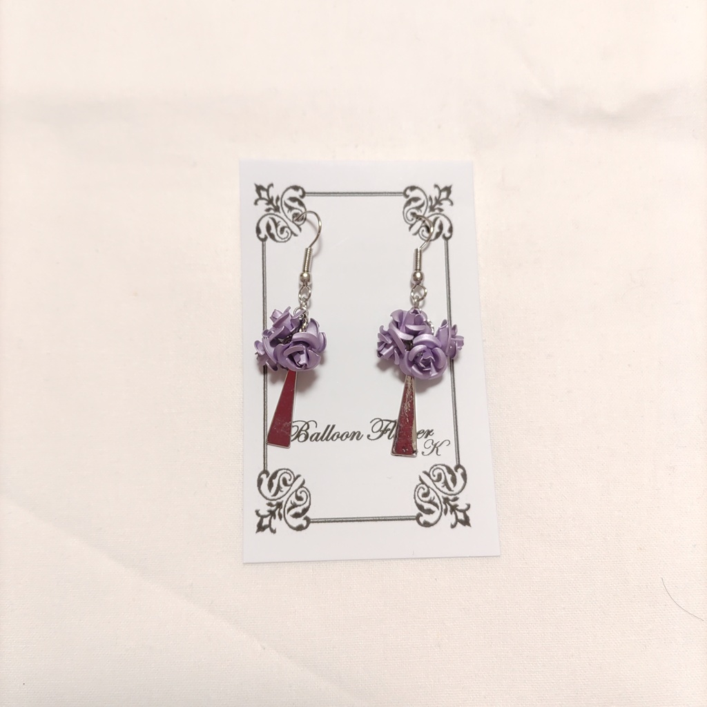 ヒプマイ ディビジョンカラーメタルローズピアス