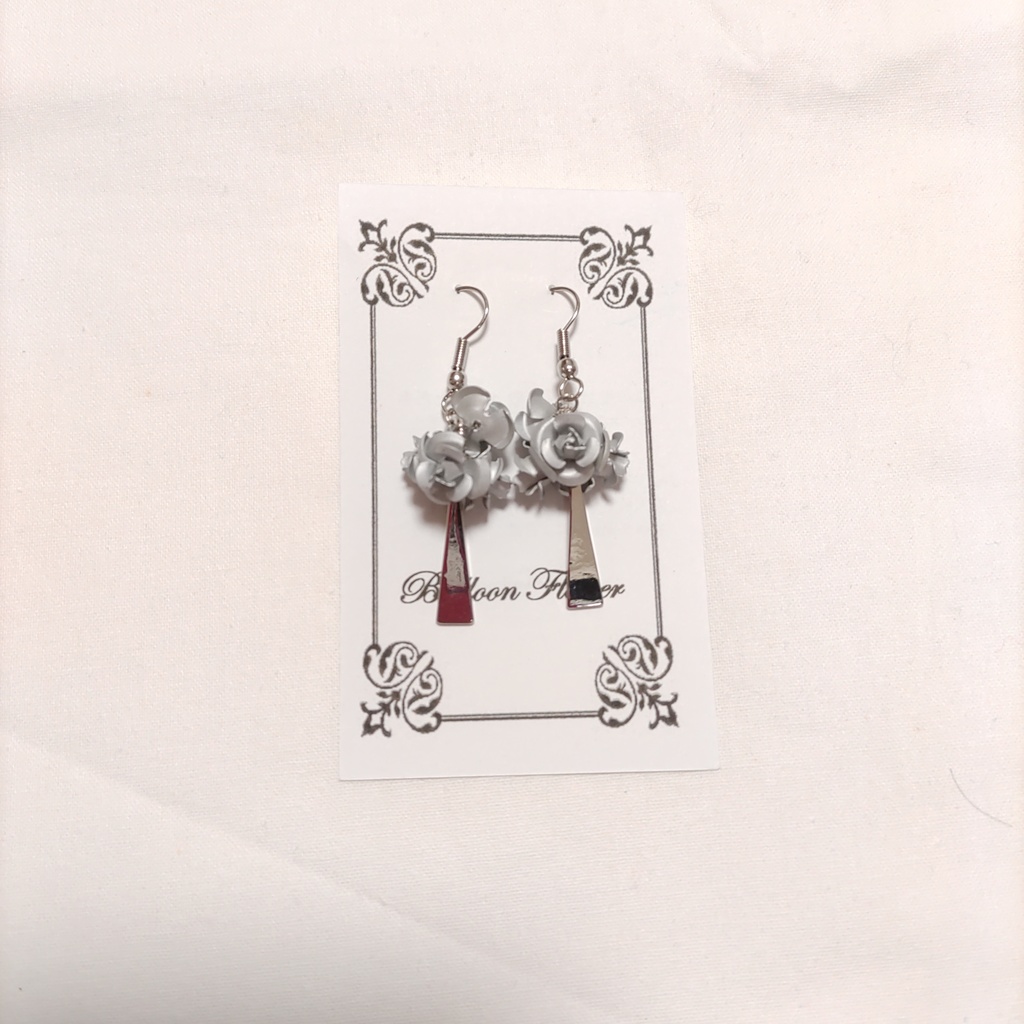 ヒプマイ ディビジョンカラーメタルローズピアス