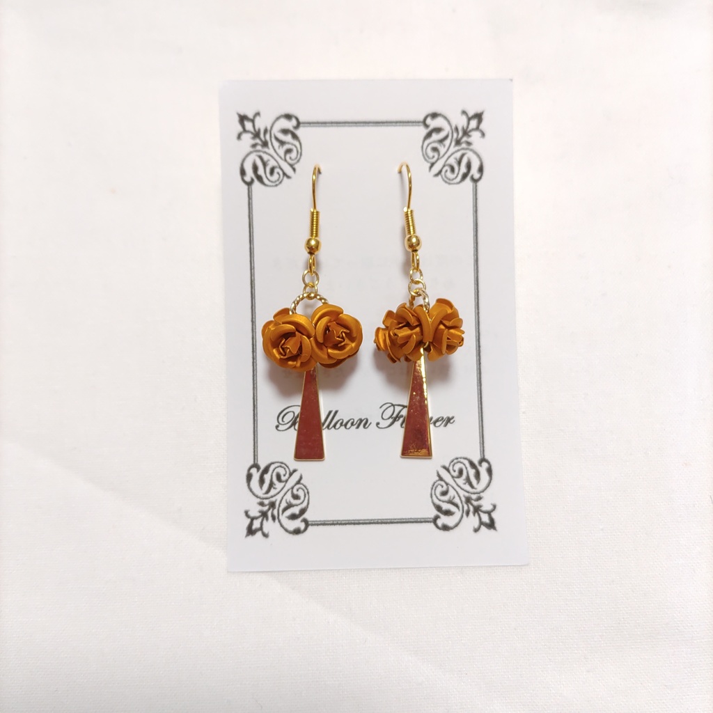 ヒプマイ ディビジョンカラーメタルローズピアス