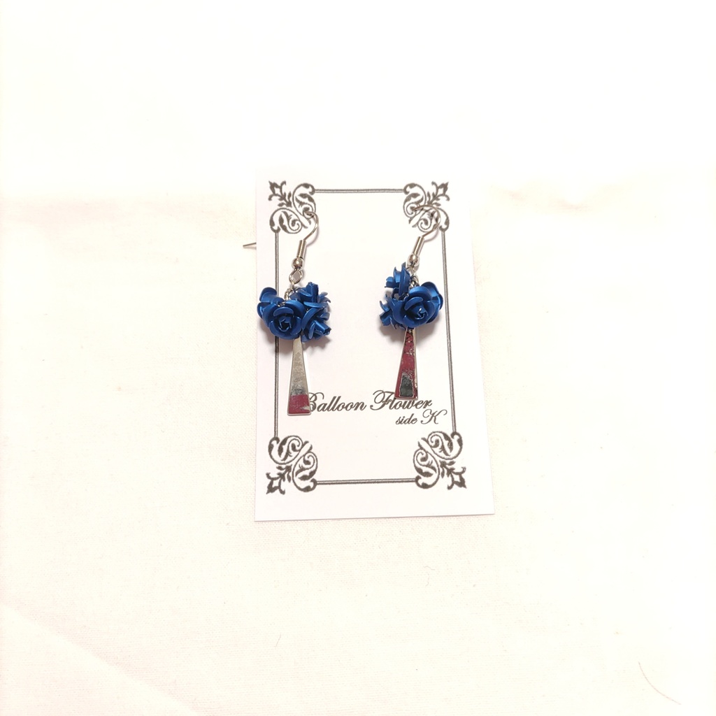 ヒプマイ ディビジョンカラーメタルローズピアス