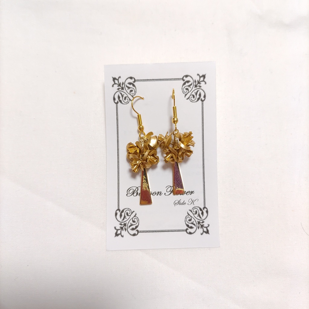 ヒプマイ ディビジョンカラーメタルローズピアス