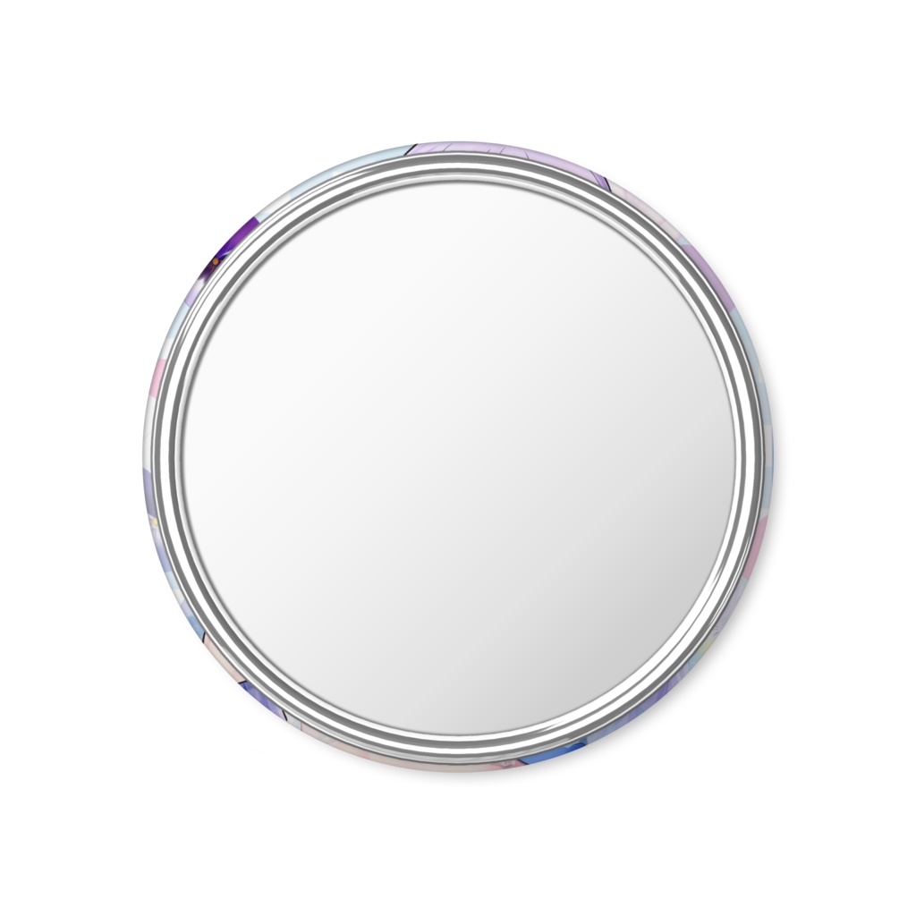 パンジー56mm缶ミラー