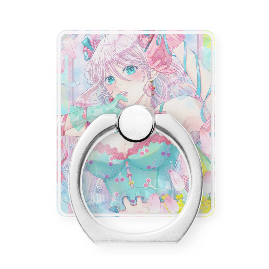 スマホリング（春色）