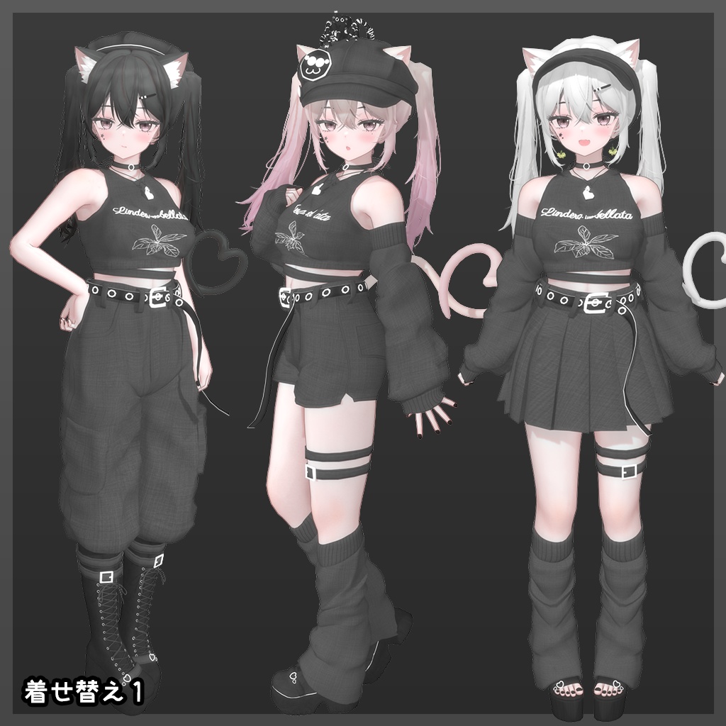 【セール中】「クロモジ」キャラクター素体 v12.0 【VRChat Blender】