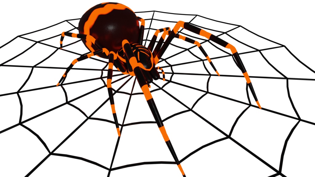 ハロウィン クモ オリジナル3dモデル Jump Jun Booth