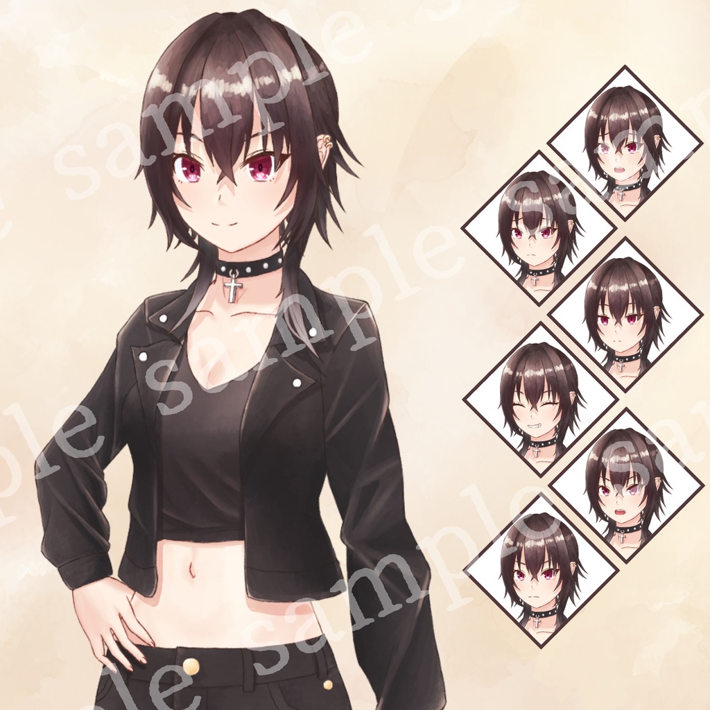 フリー素材立ち絵 女性8