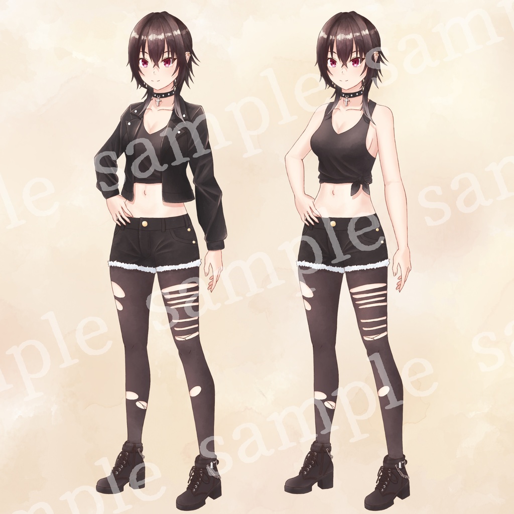 フリー素材立ち絵 女性8