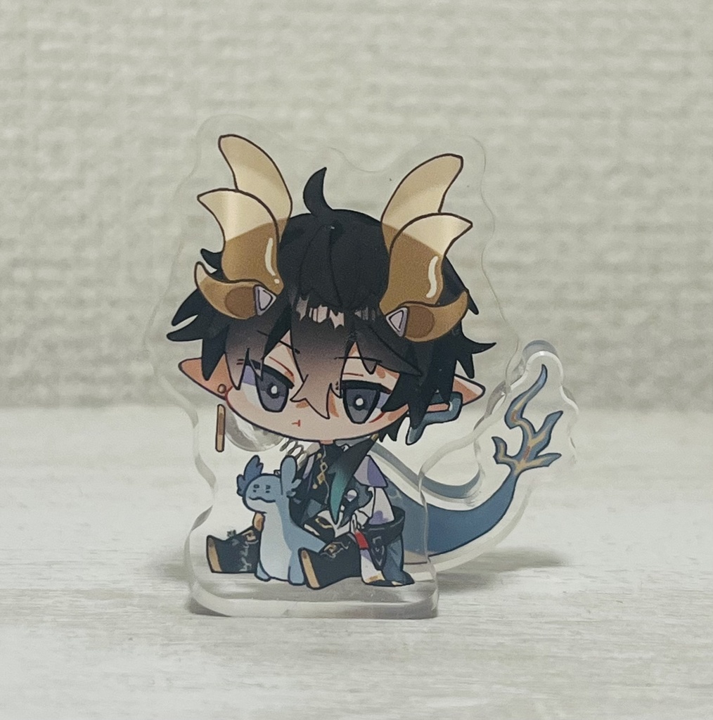 しっぽが動くとこたんアクスタ