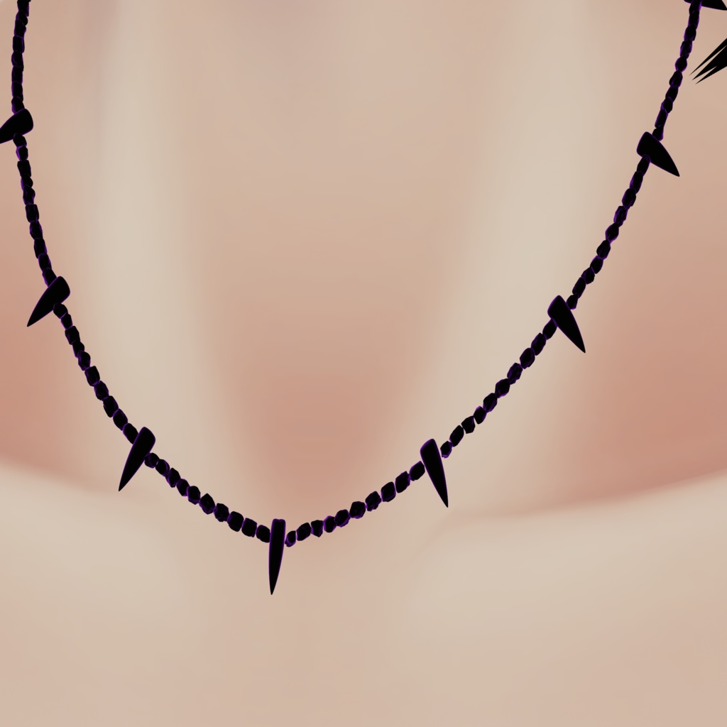 Fang Necklace 【VRChat想定アクセサリー】