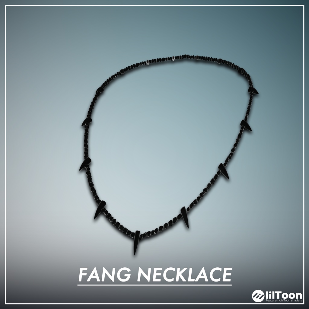Fang Necklace 【VRChat想定アクセサリー】
