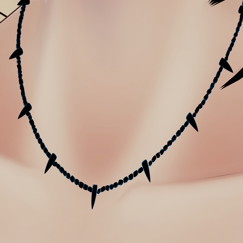 Fang Necklace 【VRChat想定アクセサリー】