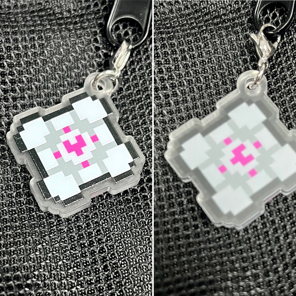 portal コンパニオンキューブ ミニチャーム+ステッカー