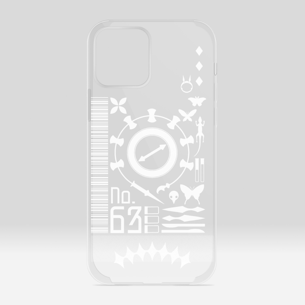 クリアiPhoneケース(Cアンドラスモチーフ)