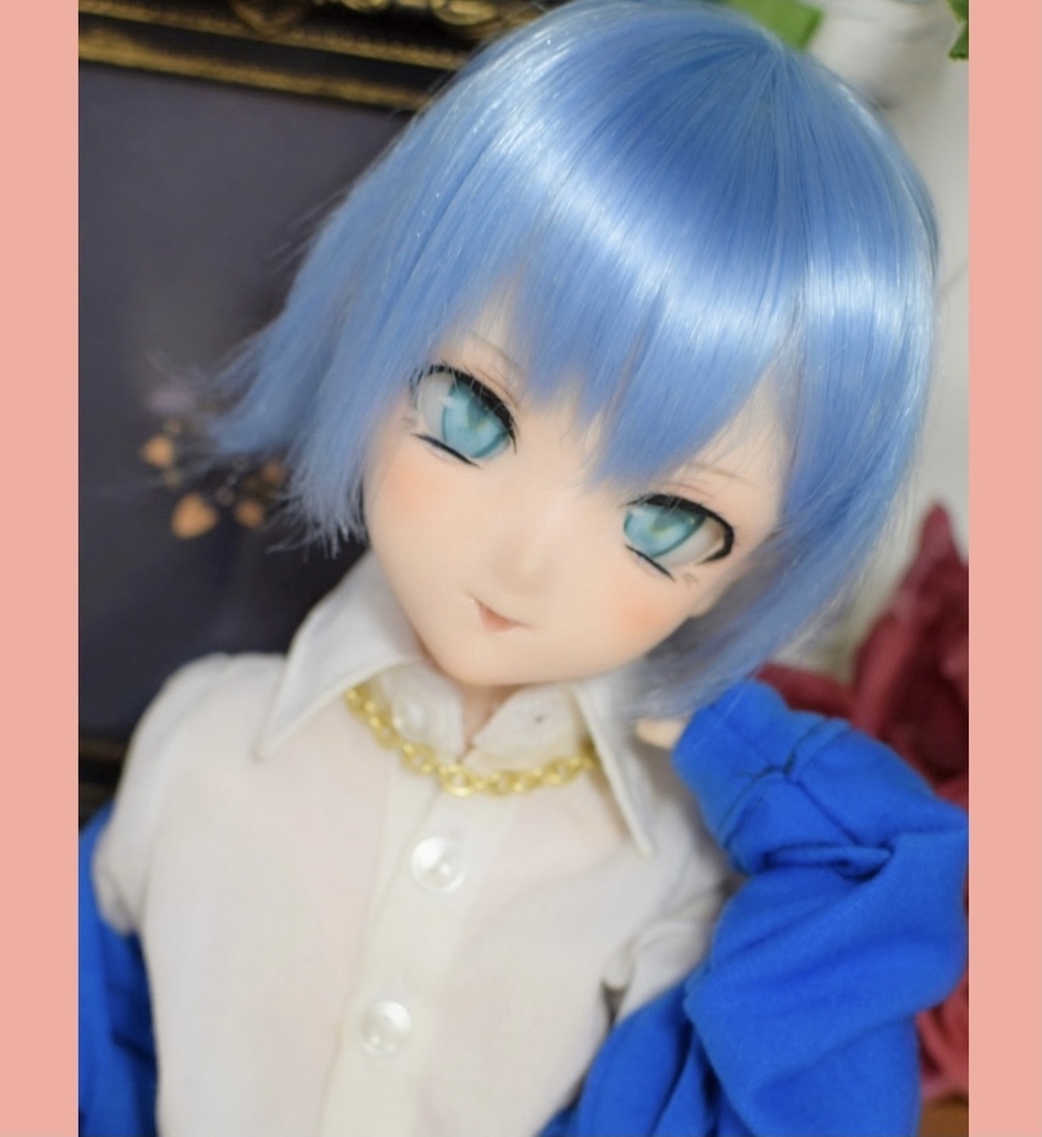 DD MDD カスタムヘッド　DDH-09番(セミホワイト肌)＋碁石アイ ソフビ盛り難有り