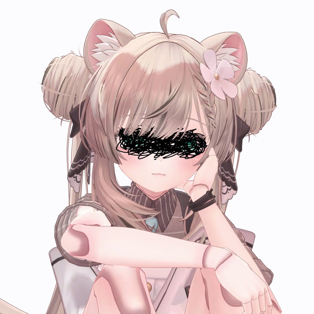 【 Anime Style Moving Blindfold 】 - 3 version / GIF